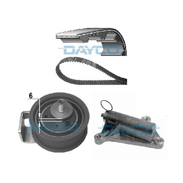 Ремінь ГРМ компл. Audi A4/A6/VW Passat 1.8 i/T 94-05, Dayco, KTB463,