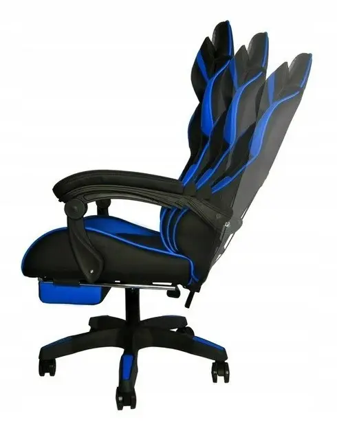 Кресло игровое компьютерное Malatec 8979 черно-синее - фото 6 - id-p2152231489