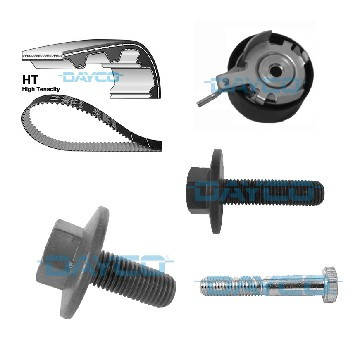 Ремінь ГРМ компл. Ford Fiesta/Focus 1.25-1.6 i/Ti 08-, Dayco, KTB764,