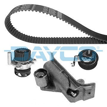 Ремінь ГРМ компл. + помпа VW Golf IV 1.8 i/T 97-03 / Sharan 1.8 T 97-10, Dayco, KTBWP3270,