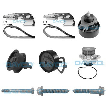 Ремінь ГРМ компл. + помпа VW Caddy 1.4 i 00-06, Dayco, KTBWP3470,