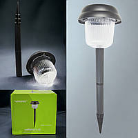 Ліхтар садовий на сонячній батареї, Білий (Грунтовий світильник із сонячною панеллю)