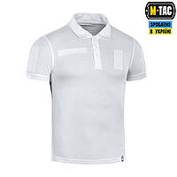 M-Tac поло тактическое 65/35 White, белое, военное, ЗСУ , полевое, футболка