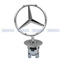 Эмблема на капот Mercedes Benz W204 07-14/ W211 02-09/ W212 09-16/ W221 05-13/ W222 13-20, Wender Parts, M 221