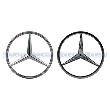 Емблема кришки багажника Mercedes Vito W638 96-03 105mm, Wender Parts, M 638 758 0058,
