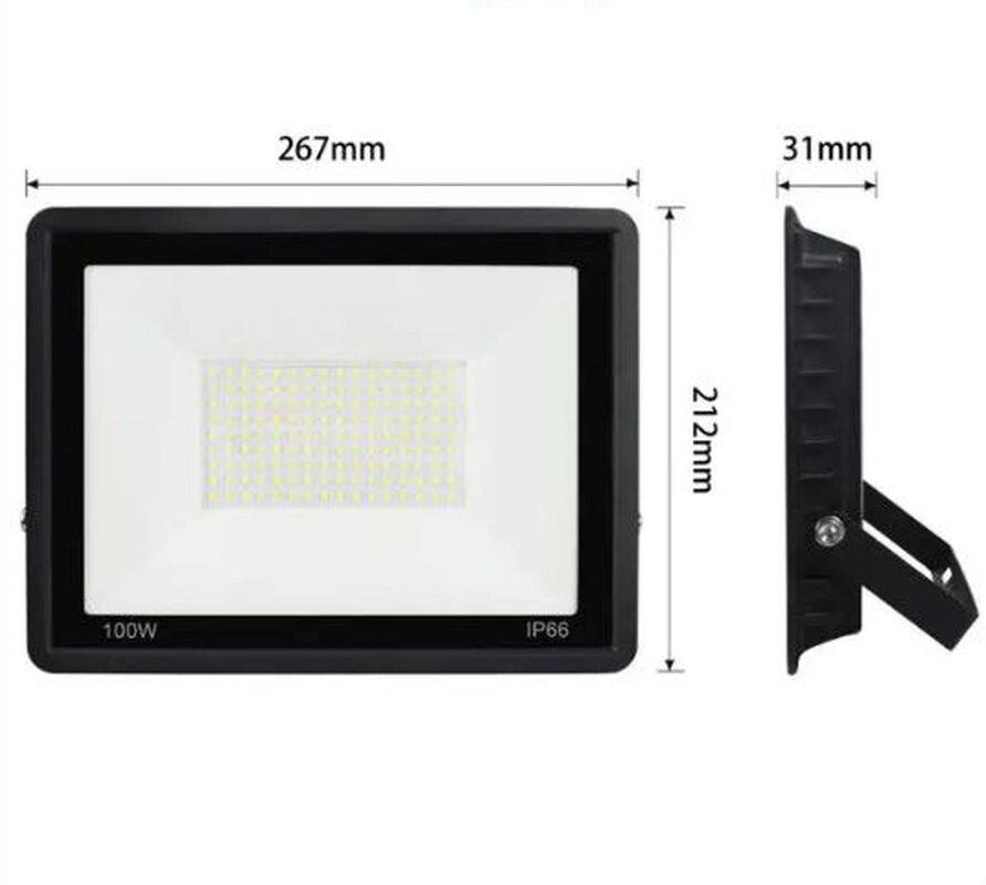 Прожектор світлодіодний Flood light 100w Ip66 6500k біле світло, водонепроникний