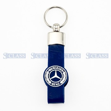 Брелок силіконовий синій Mercedes Benz, Туреччина, MB7,