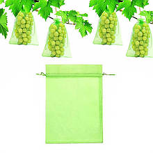 Сітчаста мішечок сумка QS202302 для захисту фруктів і овочів від шкідників 30*40 см
