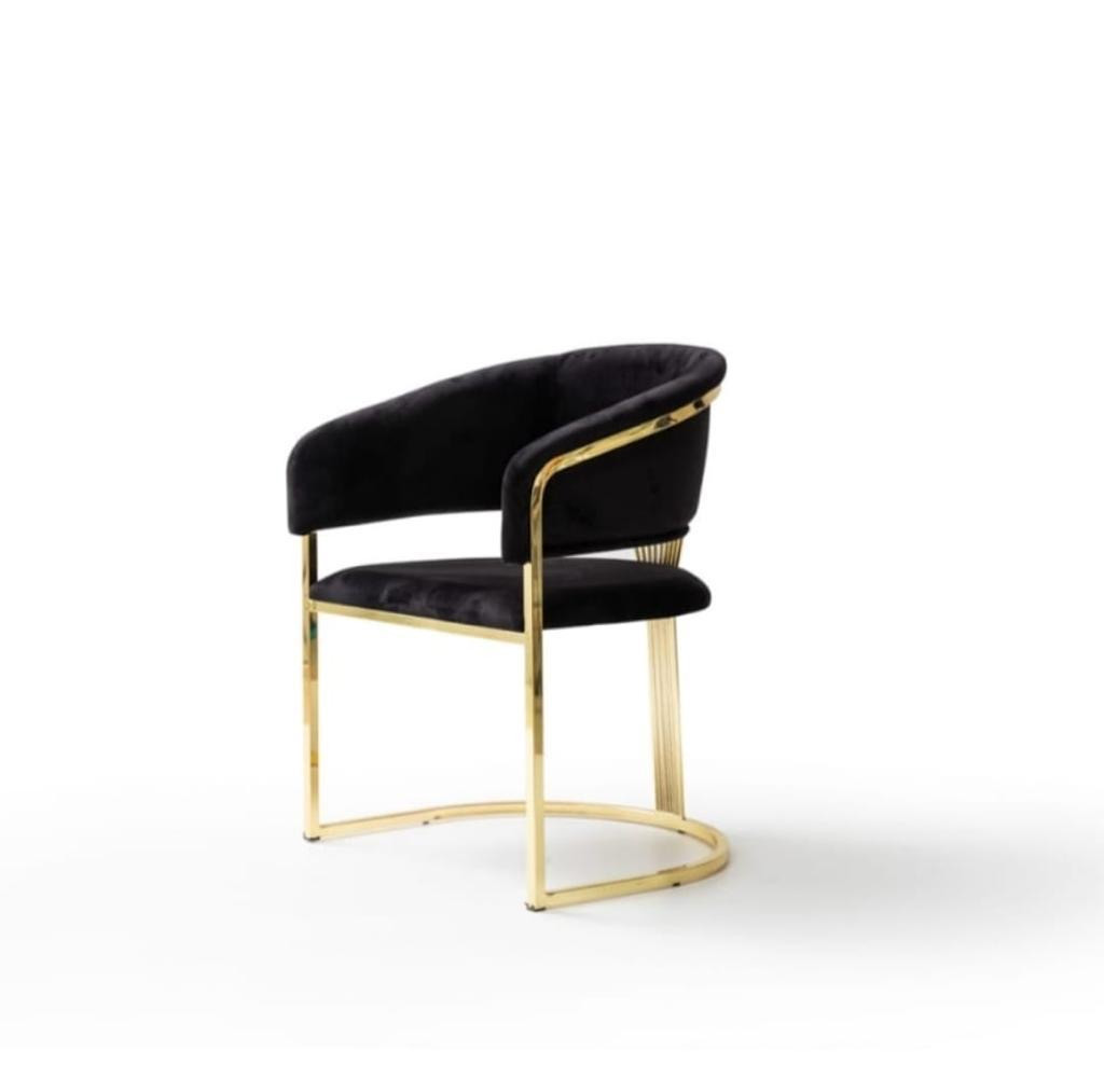 Крісло сучасне комфортне обіднє золоте Превіус