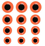 Глаза для приманки рыбы 5-11 мм, Orange, 40 шт.