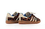 Жіночі кросівки Adidas Samba Pony Wales Bonner Leopard демісезонні кеди весна літо тигрові. Живе фото, фото 7