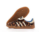 Жіночі кросівки Adidas Samba Pony Wales Bonner Leopard демісезонні кеди весна літо тигрові. Живе фото, фото 5