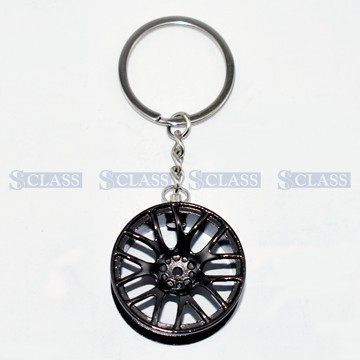 Брелок колісний диск чорний , Туреччина, WHEEL-BLACK,