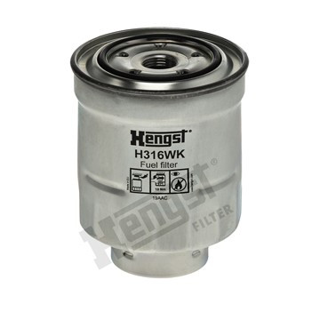 Фільтр паливний Toyota Auris/Avensis/Corolla/Prado 1.4-3.0 D-4D 06-, Hengst, H316WK,