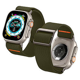 Нейлоновий ремінець Spigen для Apple Watch (49/45/44/42) - Lite Fit Ultra, Khaki (AMP05985)