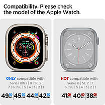Нейлоновий ремінець Spigen для Apple Watch (49/45/44/42) - Lite Fit Ultra, Khaki (AMP05985), фото 5