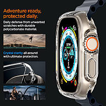 Чохол Spigen для Apple Watch Ultra 2/1 (49mm) - Thin Fit, Crystal Clear (ACS05917), фото 5