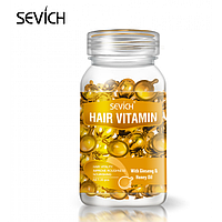 Вітамінні капсули для волосся Sevich Hair Vitamin with Ginseng and Honey Oil, для ламкого та пористого волосся