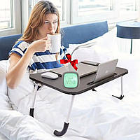 Складаний столик-підставка для ноутбука та планшета Портативний столик у ліжку столик для сніданку