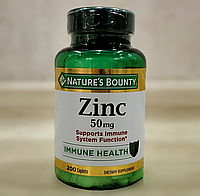 Витамины Nature's Bounty Zinc 50mg 200 капсул цинк