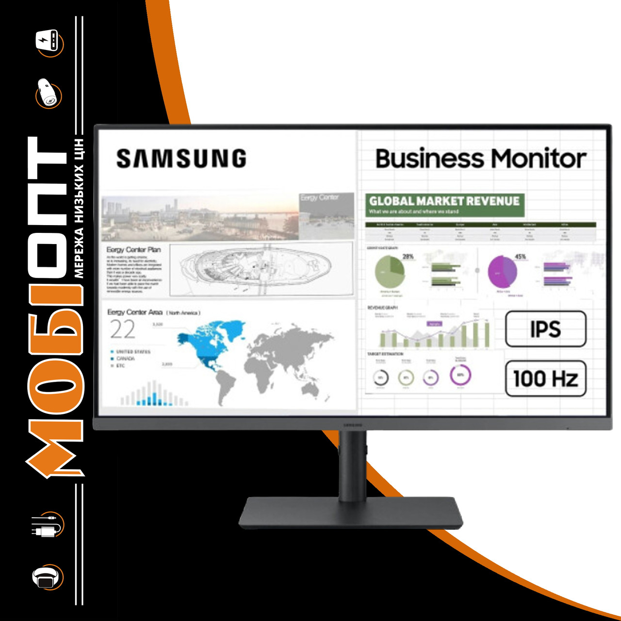 Монітор Samsung Professional 27" LS27C430 (LS27C430GAIXCI) Black UA UCRF