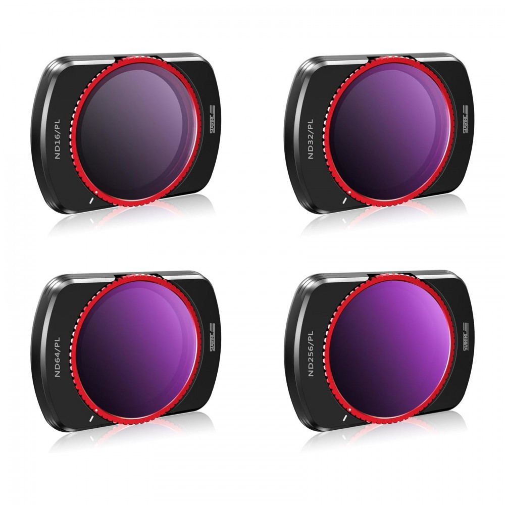 Фільтри ND/PL для DJI Pocket 3 набір ND16/32/64/256 PL STARTRC