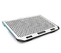 Охлаждающая подставка для ноутбука 15.6 дюймов Ice Coorel A17, 6x80mm 2100RPM, 2xUSB, подсветка RGB