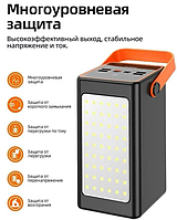 Внешний аккумулятор power bank Повербанк hoco j107 на 90 000mah с цифровым дисплеем и мощным фонариком