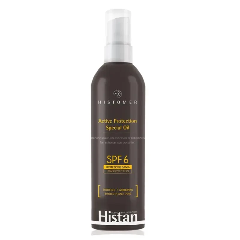 Сонцезахисна олія бронзатор для обличчя та тіла у спреї SPF6 Active Protection Special Oil Histomer 200 мл