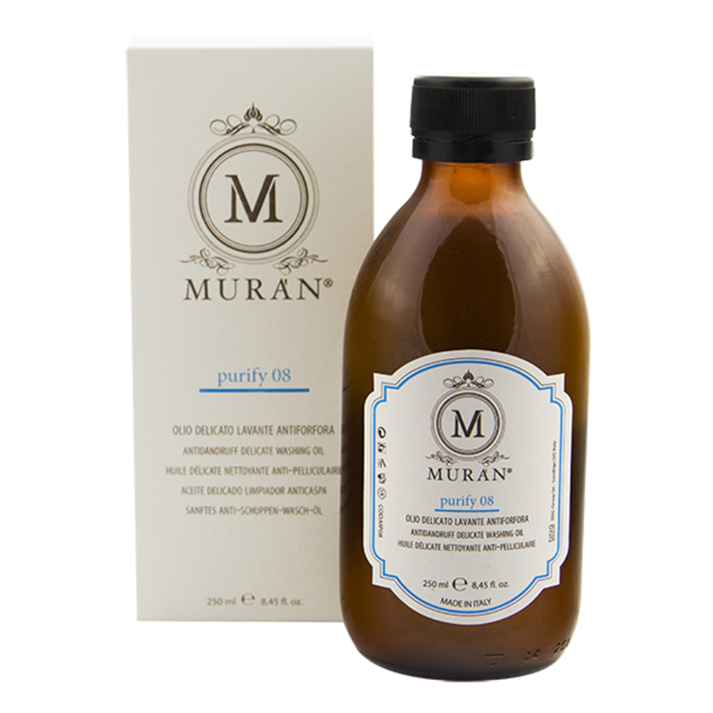 08 Muran Purify Делікатний очищувальний масляний шампунь проти лупи 250 мл, фото 1
