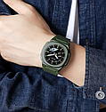 Чоловічий наручний годинник Skmei 2091 (Зелений з білим), фото 5