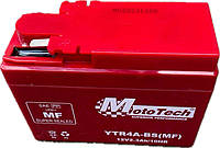 Мото акумулятор 12V 2.3Ah/10HR YTR4A-BS GEL (MF) для скутерів /АКБ YTR4A-BS Honda DIO AF34/35