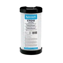 Картридж зі спресованого активованого вугілля  Ecosoft 4,5"х10"