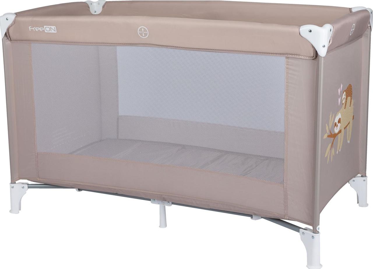 Ліжко-манеж дитяче FreeON Travel Love Beige, фото 1