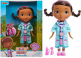 Лялька доктор Плюшева 22 см у халаті Disney Pet Rescue Doc McStuffins Doll 92494 оригінал УЦЕНКА