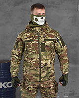 Тактична весняна куртка мультикам Ріп стоп, Армійська демісезонна куртка multicam військовий одяг
