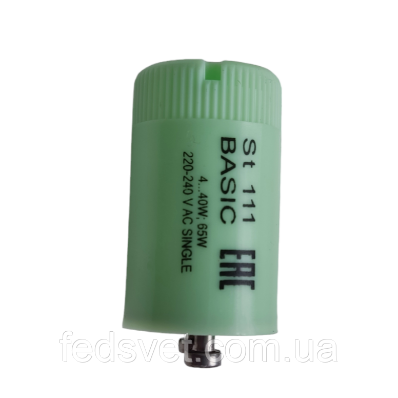 Стартер 4-40W, 65W OSRAM BASIC ST111 220-240V S10