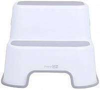 Сходинка для дитини у ванну FreeON White-Grey 36×33×26 см з антиковзною поверхнею, фото 2