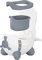 Дитячий горщик FreeON Plane White-Grey, фото 4