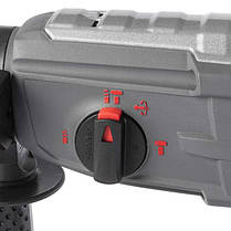 Перфоратор 1000 Вт, 3.5 Дж, 0-1300 об/хв., 0-5100 уд./хв., 3 режими, SDS plus, знімний швидкозатискний патрон, фото 2