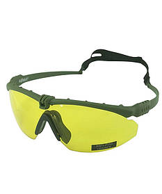 Окуляри тактичні KOMBAT UK Ranger Glasses Yellow Lenses