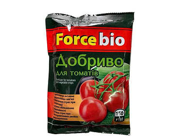 Добриво в пакеті 150г для томатів і овочевих культур BIO ТМ FORCE FG