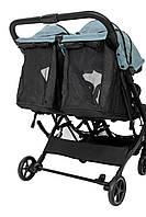 Коляска для дитини прогулянкова FreeON Active TWIN чорно-зелена, фото 7