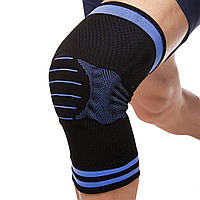 Наколенник-бандаж-ортез спортивный Knee Brace 1 шт. с силиконовым кольцом (9066) M