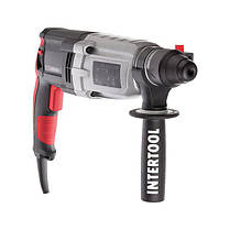 Перфоратор 1000 Вт, 3.2 Дж, 0-1300 об/хв., 0-5100 уд/хв., 3 режими, металевий корпус редуктора INTERTOOL, фото 4