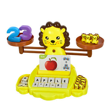 Дитячий розвиваючий ігровий центр BY-6016-17 Дитяча іграшка навчальна Математичні ваги