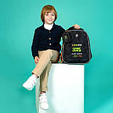 Рюкзак шкільний Kite Game Over каркасний для початкової школи на зріст 130-145 см,  38х29х16 см, 1144 г, K24-531M-6, фото 10