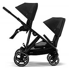Коляска для двійні Cybex Gazelle S Moon Black, фото 3