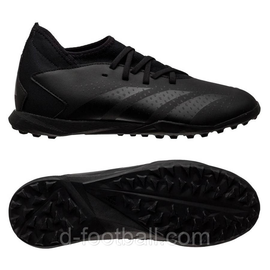 Сороконіжки дитячі Adidas Predator Accuracy.3 TF Jr GW7080, Чорний, Розмір (EU) — 38 2/3