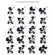 Коляска для двійні Cybex Gazelle S Moon Black, фото 8